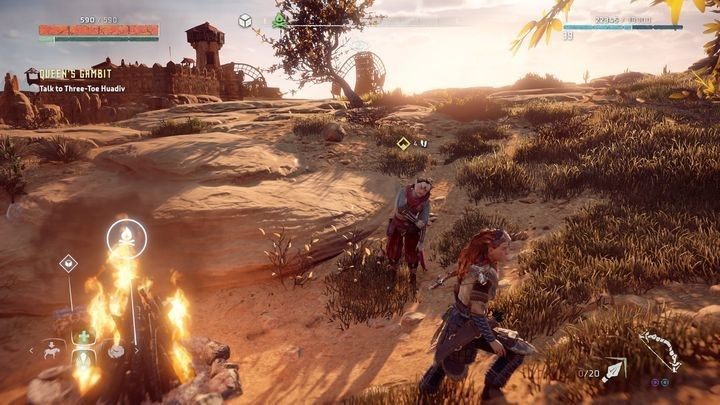 Opis: Udzielono pomocy Uthidowi i królowi-dziecku Itamenowi w ucieczce przed Carja Cienia - Horizon Zero Dawn: Trofea - lista, porady - Horizon Zero Dawn - poradnik, solucja