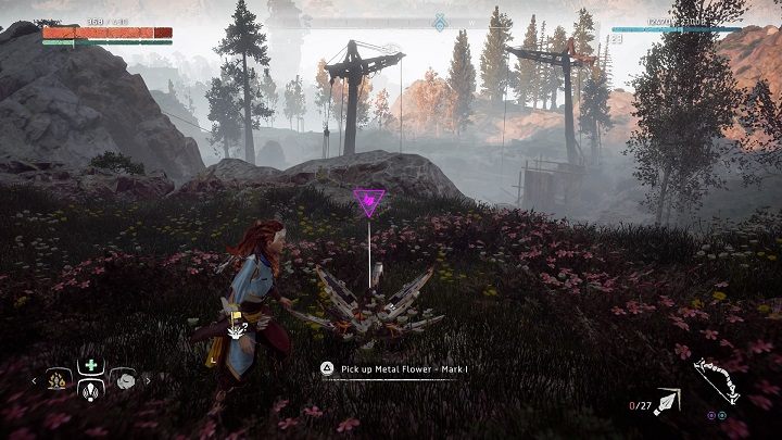 Udaj się w okolice, które eksplorowałeś w związku z zadaniem Ślad dowódczyni - Horizon Zero Dawn: Metalowe Kwiaty - lista, mapa | Kolekcje i znajdźki - Horizon Zero Dawn - poradnik, solucja