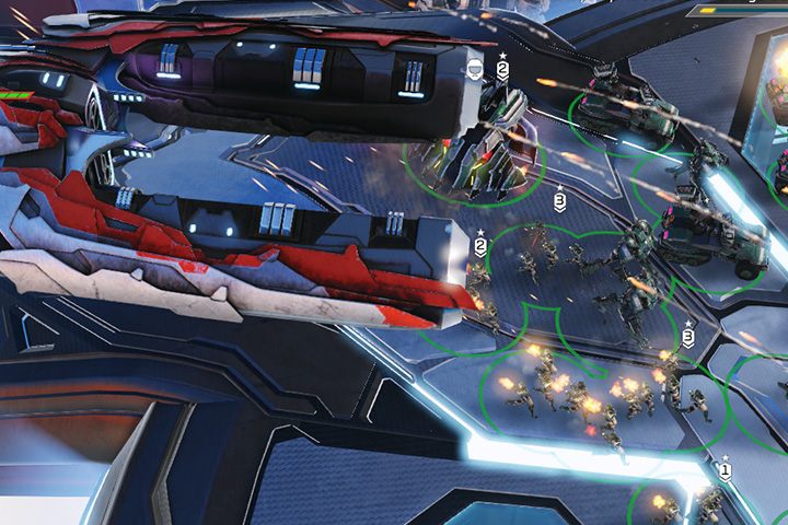 Grupa Rosomaków w mig rozprawią się z transportami wroga. - Misja 5: Kartograf - Halo Wars 2 - poradnik do gry