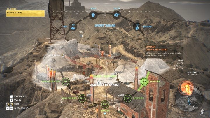 Zaznaczanie przeciwników - El Chido | Misje główne w Ghost Recon Wildlands - Tom Clancys Ghost Recon: Wildlands - poradnik do gry