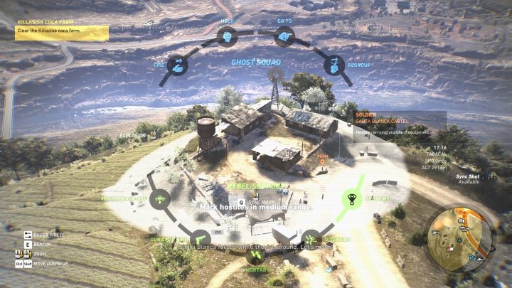Zaznaczanie przeciwników - Plantacja koki Killasisa | Misje główne w Ghost Recon Wildlands - Tom Clancys Ghost Recon: Wildlands - poradnik do gry