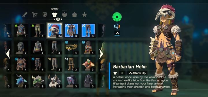 Barbarian Armor - Amor (3 obrony) znajdziesz w skrzyni, w Dila Maag Shrine - Wszystkie armor sety w The Legend of Zelda: Breath of the Wild - The Legend of Zelda: Breath of the Wild - poradnik do gry