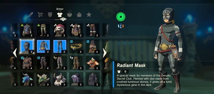 Podobnie jak Deset Voe Set, znajdziesz go w Tarrey Town w clothing shop - Wszystkie armor sety w The Legend of Zelda: Breath of the Wild - The Legend of Zelda: Breath of the Wild - poradnik do gry