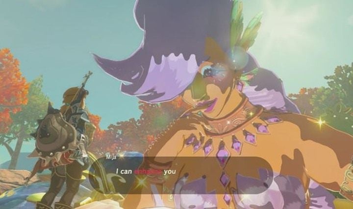 Łatwo się do niej dostać, szybując z Tabantha Tower - Great Fairy Fountains - jak ulepszyć pancerz w Zelda Breath of the Wild? - The Legend of Zelda: Breath of the Wild - poradnik do gry