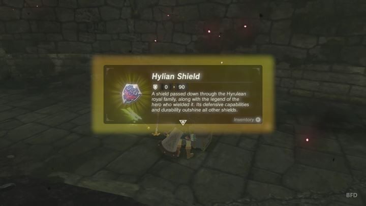 Po walce, w skrzyni znajdziesz najlepszą tarczę w grze. - Jak zdobyć Hylian Shield w The Legend of Zelda: Breath of the Wild? - The Legend of Zelda: Breath of the Wild - poradnik do gry