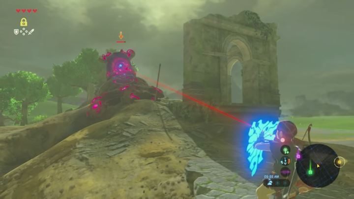 Możesz odbijać laser Guardiana z pomocą tarczy. - Jak walczyć z Guardianami w The Legend of Zelda: Breath of the Wild? - The Legend of Zelda: Breath of the Wild - poradnik do gry