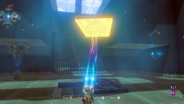 Za pomocą Magnesis Rune możesz podnosić obiekty - The Isolated Plateau | Zadania główne w Zelda: Breath of the Wild - The Legend of Zelda: Breath of the Wild - poradnik do gry