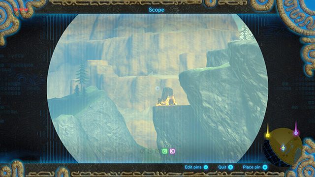 Za pomocą lornetki zlokalizuj pozostałe świątynie - The Isolated Plateau | Zadania główne w Zelda: Breath of the Wild - The Legend of Zelda: Breath of the Wild - poradnik do gry