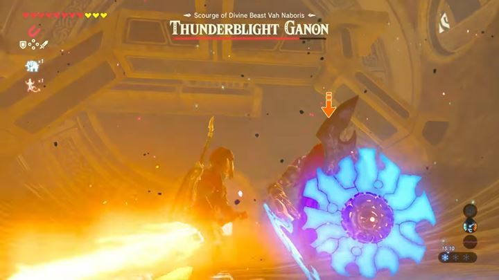 Postaw na walkę w bezpośrednim zwarciu i korzystaj z kontry. - Boss Thunderblight Ganon w Zelda: Breath of the Wild - The Legend of Zelda: Breath of the Wild - poradnik do gry