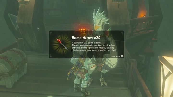 Przed walką dostaniesz 20 wybuchowych strzał. - Divine Beast Vah Medoh w Zelda: Breath of the Wild - The Legend of Zelda: Breath of the Wild - poradnik do gry