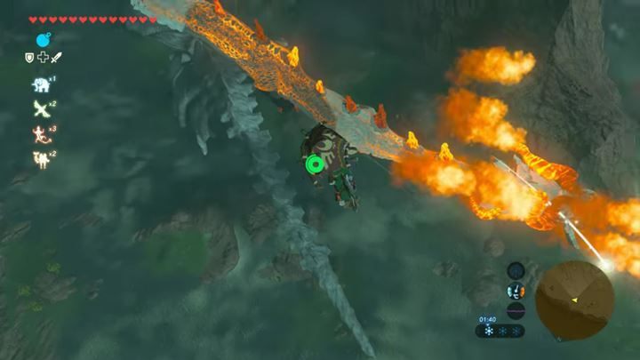Tego ognistego smoka w północnej części mapy - Smoki w Zelda: Breath of the Wild - The Legend of Zelda: Breath of the Wild - poradnik do gry