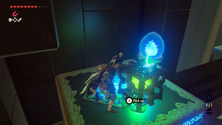 Ustaw blok obok kryształu, aby go zasilić - Wasteland Tower | Świątynie w Zelda: Breath of the Wild - The Legend of Zelda: Breath of the Wild - poradnik do gry