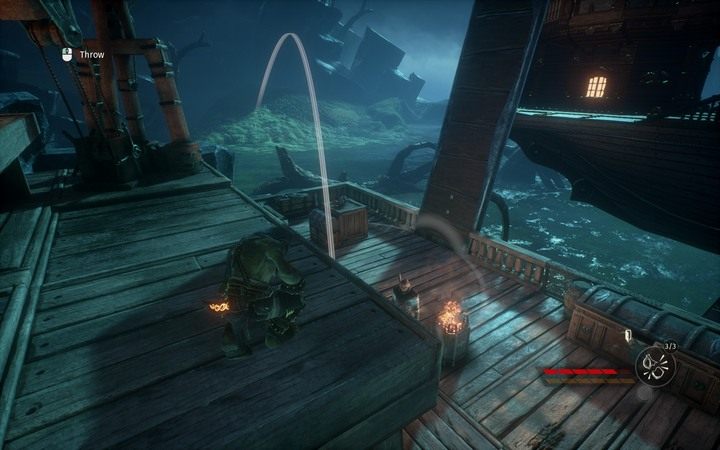 Rzuć butelkę w wybrane miejsce, by przyciągnąć / odciągnąć przeciwników - Wyposażenie i gadżety | Porady | Styx Shards of Darkness - Styx: Shards of Darkness - poradnik do gry