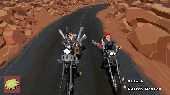 Ta urocza pani ma bardzo przydatną broń. - Zdobądź dopalacz i gogle | Rozdział drugi - Full Throttle Remastered - poradnik do gry