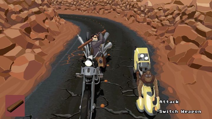 Ten dziwaczny jegomość posiada gogle. - Zdobądź dopalacz i gogle | Rozdział drugi - Full Throttle Remastered - poradnik do gry