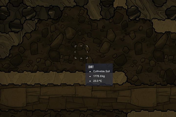 Dirt - ziemia - Minerały, skały i metale w Oxygen Not Included - Oxygen Not Included - poradnik do gry
