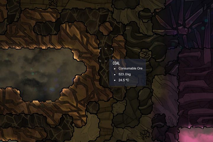 Coal - węgiel - Minerały, skały i metale w Oxygen Not Included - Oxygen Not Included - poradnik do gry