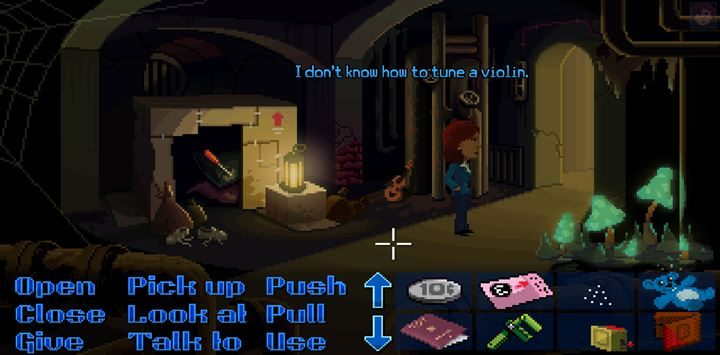 Zabierz narzędzie zbrodni z kartonowego domku. - Part 3 - The Arrest | Opis przejścia Thimbleweed Park - Thimbleweed Park - poradnik do gry