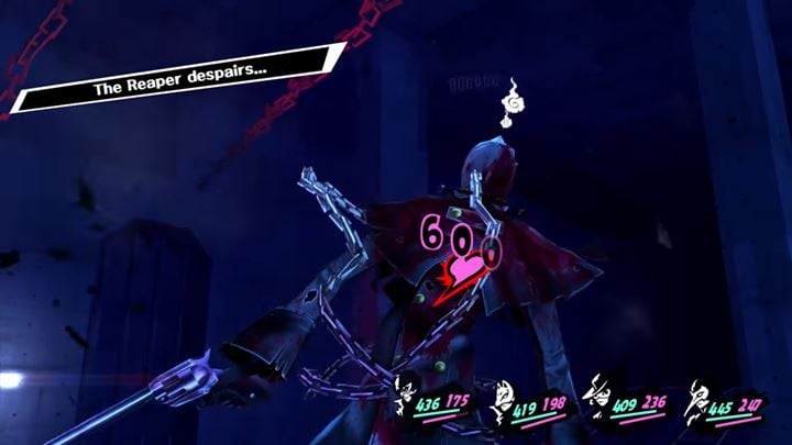 Uciekaj przed Reaperem, aż będzie miał Despair status. - Jak bardzo szybko lvlować? | FAQ | Persona 5 - Persona 5 - poradnik do gry