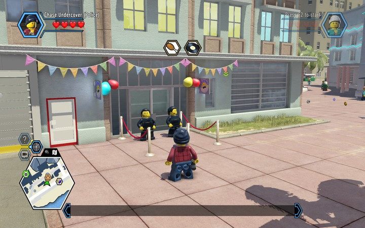 Musisz pozbyć się strażników przed hotelem... - Hotel | Rozdział 5 w Lego City: Tajny Agent - LEGO City: Tajny Agent - poradnik do gry