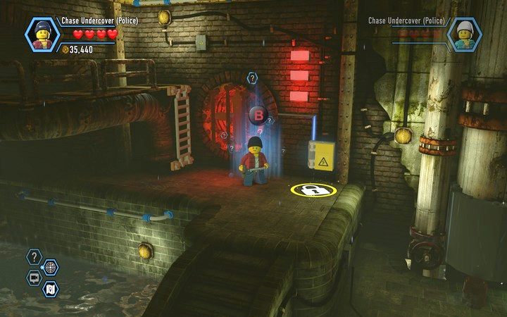 Znajdź dynamit podążając za śladami w trybie skanowania - Kradzież kamienia z banku | Rozdział 6 w Lego City: Tajny Agent - LEGO City: Tajny Agent - poradnik do gry