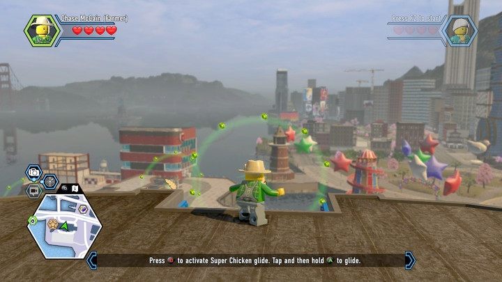 Pamiętaj, by trzymać klawisz skoku przez cały lot - Szpital | Rozdział 10 w Lego City: Tajny Agent - LEGO City: Tajny Agent - poradnik do gry