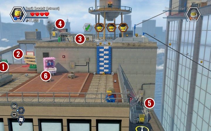 Dach 3 budynku - Sekrety w budynku TV w Lego City: Tajny Agent - LEGO City: Tajny Agent - poradnik do gry