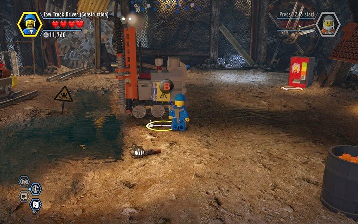 Z maszyny możesz skorzystać tylko jako robotnik - Sekrety w kopalni w Lego City: Tajny Agent - LEGO City: Tajny Agent - poradnik do gry
