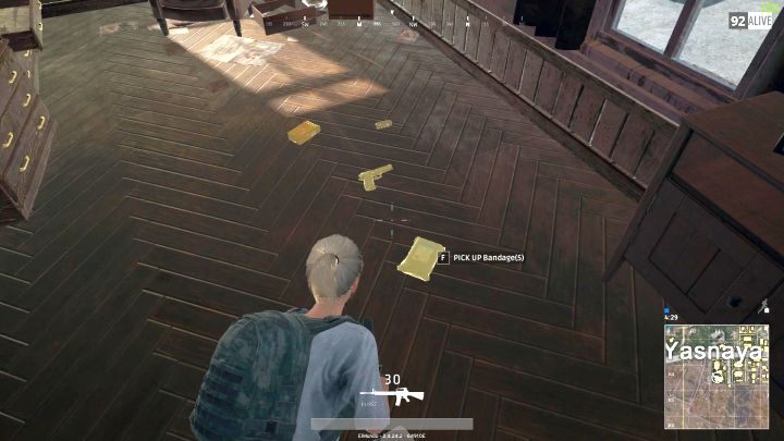 ... a potem jakichś przedmiotów leczniczych i plecaka. - PUBG: Jak dotrwać do samego końca rozgrywki? - PUBG - poradnik do gry