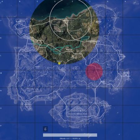 Potem pojawia się strefa niebieska, raniąca graczy znajdujących się poza nią. - PUBG: Białe, niebieskie strefy - PUBG - poradnik do gry