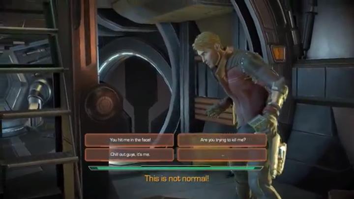 Opcja dialogowa - Rozdział 1 - Double Fantasy | Epizod 2 - Under pressure - Guardians of the Galaxy: The Telltale Series - poradnik do gry