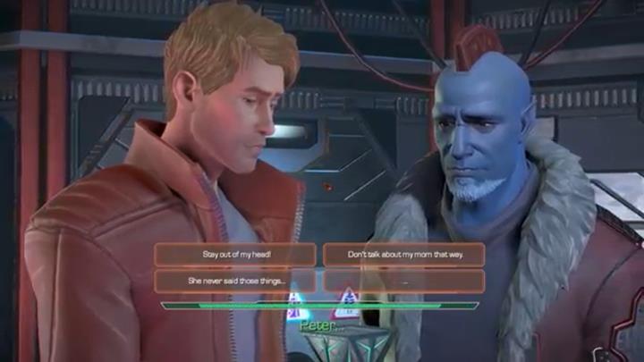 Opcja dialogowa - Rozdział 2 - Creatures of the Night | Epizod 2 - Under pressure - Guardians of the Galaxy: The Telltale Series - poradnik do gry