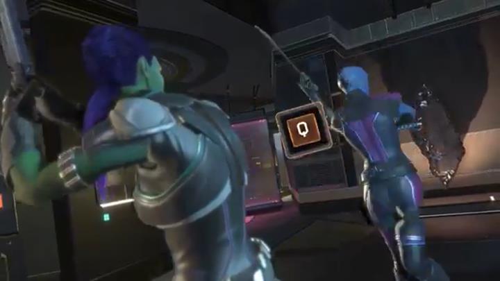 Rozpoczniesz sekwencję akcji - naciskaj przyciski ukazane na ekranie - Rozdział 4 - Too Fast For Love | Epizod 2 - Under pressure - Guardians of the Galaxy: The Telltale Series - poradnik do gry