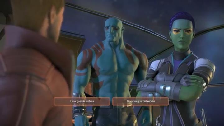 Czeka cię teraz trzeci ważny wybór w tym epizodzie - Rozdział 5 - Fly By Night | Epizod 2 - Under pressure | Guardians of the Galaxy - Guardians of the Galaxy: The Telltale Series - poradnik do gry