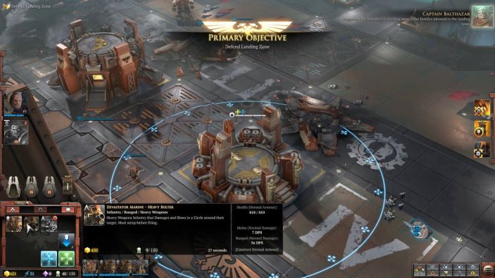 Zrekrutuj dodatkowy oddział i wylecz pokiereszowane jednostki. - Misja 4 - W Obronie Lojajlności | Kampania - opis przejścia - Warhammer 40,000: Dawn of War III - poradnik do gry
