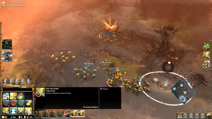 Jeden z kilku punktów zasobów, które można tutaj przejąć. - Misja 5 - Karierowicz | Kampania - opis przejścia - Warhammer 40,000: Dawn of War III - poradnik do gry