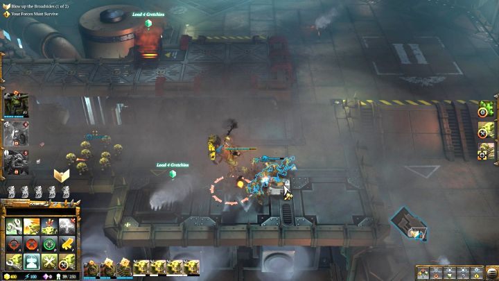 A tu druga para dział burtowych. - Misja 7 - Nadciąga Ciemność | Kampania - opis przejścia - Warhammer 40,000: Dawn of War III - poradnik do gry