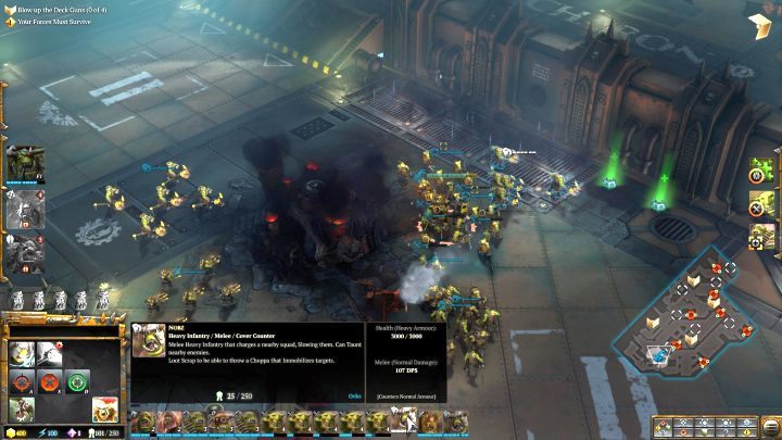 Posiłki z pewnością się przydadzą. - Misja 7 - Nadciąga Ciemność | Kampania - opis przejścia - Warhammer 40,000: Dawn of War III - poradnik do gry