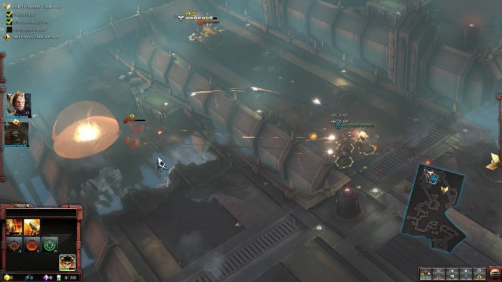 Wyrzutnie rakiet Terminatorów doskonale nadają się do niszczenia skupisk wrogów. - Misja 8 - Dbaj o Swoich | Kampania - opis przejścia - Warhammer 40,000: Dawn of War III - poradnik do gry