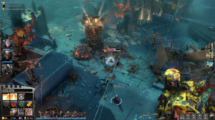 Musisz zniszczyć wszystkie siły Orków w okolicy. - Misja 9 - Wizja, Podstęp, Pięść | Kampania - opis przejścia - Warhammer 40,000: Dawn of War III - poradnik do gry