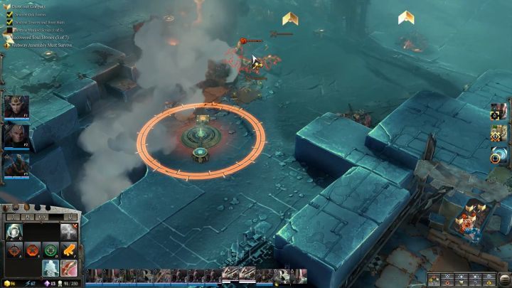 Warto zająć ten punkt zasobów. - Misja 9 - Wizja, Podstęp, Pięść | Kampania - opis przejścia - Warhammer 40,000: Dawn of War III - poradnik do gry