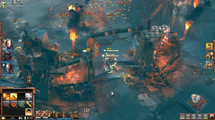 Obóz wroga, który musisz zniszczyć. - Misja 12 - Pogoń za Pienkną | Kampania - opis przejścia - Warhammer 40,000: Dawn of War III - poradnik do gry