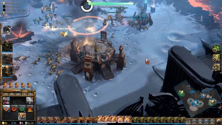 Bazę Kosmicznych Marines podbić jest znacznie łatwiej, niż tą Eldarów. - Misja 15 - Starcie Lewiatanów | Kampania - opis przejścia - Warhammer 40,000: Dawn of War III - poradnik do gry