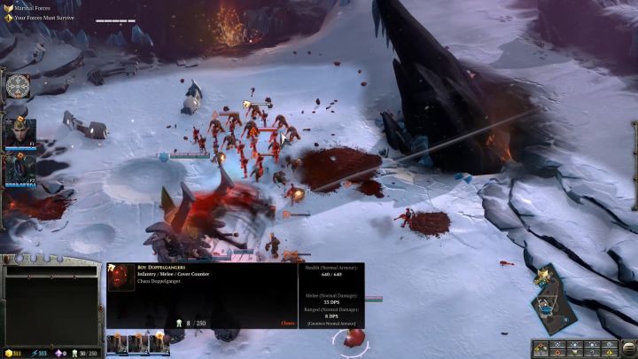Podczas tej misji napotkasz nowy rodzaj wrogów. - Misja 16 - Książe Burzy | Kampania - opis przejścia - Warhammer 40,000: Dawn of War III - poradnik do gry