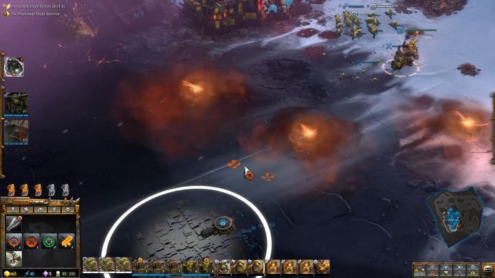 Uważaj, by nie włazić w ogniste wiry. - Misja 16 - Książe Burzy | Kampania - opis przejścia - Warhammer 40,000: Dawn of War III - poradnik do gry