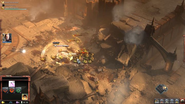 Początek misji i pierwsze wykorzystanie zdolności specjalnej. - Misja 1 - Obrona Twierdzy Varlock | Kampania - opis przejścia - Warhammer 40,000: Dawn of War III - poradnik do gry
