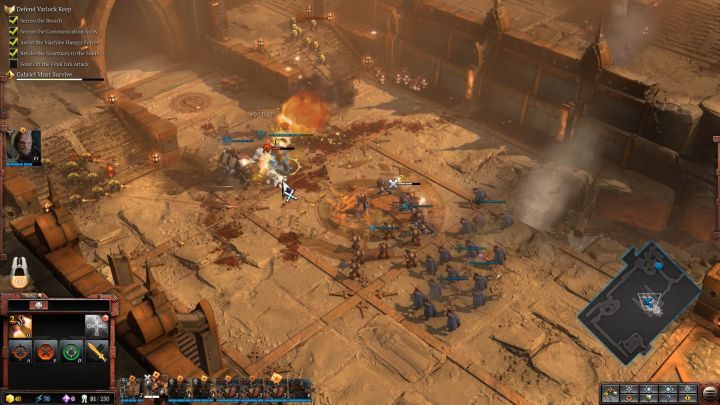 Rozstawienie wojsk jest tutaj kluczowe. - Misja 1 - Obrona Twierdzy Varlock | Kampania - opis przejścia - Warhammer 40,000: Dawn of War III - poradnik do gry