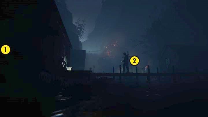 W tym przypadku trzeba zwrócić uwagę na fakt, że możesz ukrywać się pod powierzchnią wody - Kompleks budynków | Opis przejścia Outlast 2 - Outlast 2 - poradnik do gry