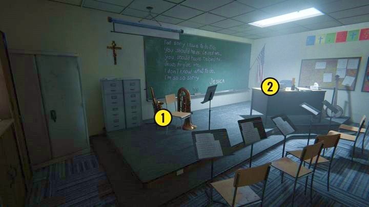 W dalszej części rozdziału znajdziesz się w szkole - Szkoła św. Sybilli | Opis przejścia Outlast 2 - Outlast 2 - poradnik do gry