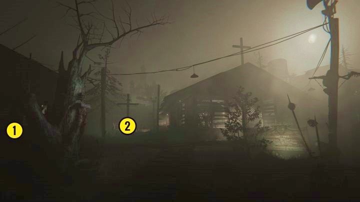 Zobaczysz powyższy widok - Rynek Bramy Świątynnej | Opis przejścia Outlast 2 - Outlast 2 - poradnik do gry